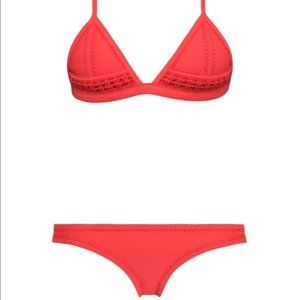 Triangl Neoprene Bikini (Red)